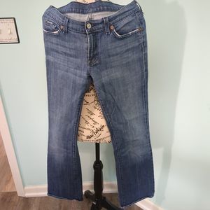 7 Seven For All Mankind Women's Bootcut Blue Jeans Low Rise size 30